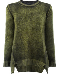 Pull en cachemire olive Avant Toi