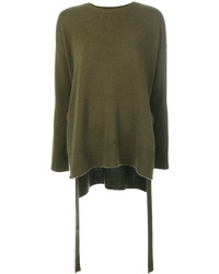 Pull en cachemire olive Theory
