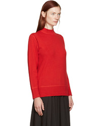 Pull en cachemire rouge Hyke