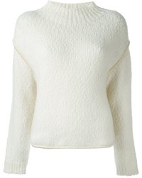 Pull en laine blanc Sportmax