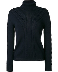 Pull en laine bleu marine Altuzarra