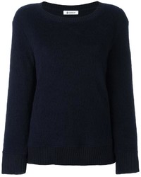 Pull en laine bleu marine Dondup