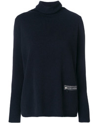 Pull en laine bleu marine Fabiana Filippi