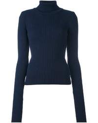 Pull en laine bleu marine Jacquemus