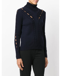 Pull en laine bleu marine Altuzarra