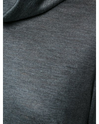 Pull en laine gris foncé Fabiana Filippi