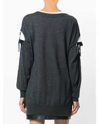 Pull en laine gris foncé P.A.R.O.S.H.