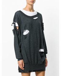 Pull en laine gris foncé P.A.R.O.S.H.