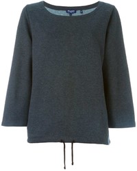 Pull en laine gris foncé Woolrich