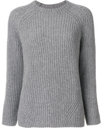 Pull en laine gris Eleventy