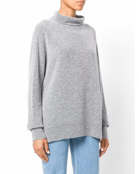 Pull en laine gris Christian Wijnants