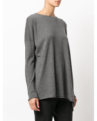 Pull en laine gris Cividini