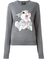 Pull en laine gris Markus Lupfer