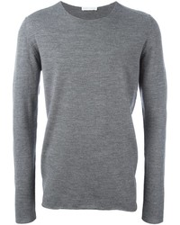 Pull en laine gris Societe Anonyme