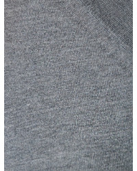 Pull en laine gris Roberto Collina