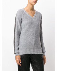 Pull en laine gris Jo No Fui