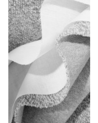 Pull en laine imprimé gris Maison Margiela