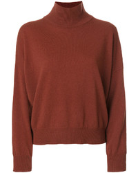 Pull en laine marron Semi-Couture