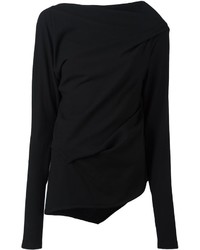 Pull en laine noir Ann Demeulemeester