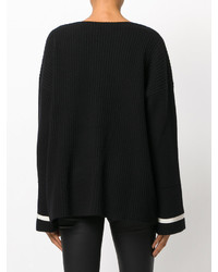 Pull en laine noir Haider Ackermann