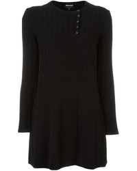 Pull en laine noir Giorgio Armani