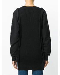 Pull en laine noir Yang Li