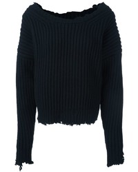 Pull en laine noir