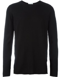 Pull en laine noir Societe Anonyme