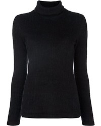 Pull en laine noir Stephan Schneider