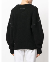 Pull en laine noir MM6 MAISON MARGIELA