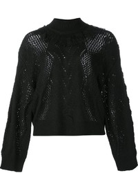 Pull en laine noir Tanya Taylor