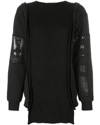 Pull en laine noir Yang Li