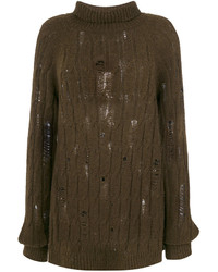 Pull en laine olive Damir Doma