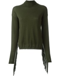 Pull en laine olive P.A.R.O.S.H.