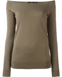 Pull en laine olive Theory