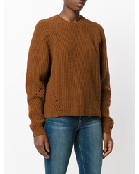 Pull en laine tabac MSGM