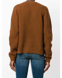 Pull en laine tabac MSGM