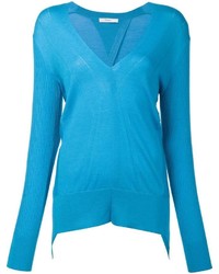 Pull en laine turquoise Tome