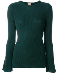 Pull en laine vert foncé Nude