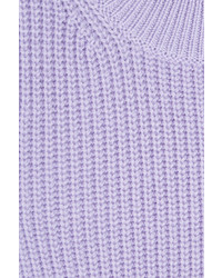 Pull en laine violet clair Carven