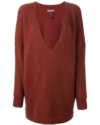 Pull en mohair bordeaux Humanoid