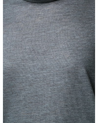 Pull en soie gris foncé Fabiana Filippi