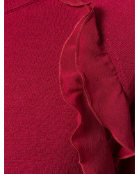 Pull en soie rouge RED Valentino
