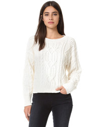 Pull en tricot blanc 360 Sweater