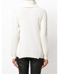 Pull en tricot blanc Blugirl