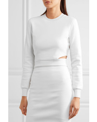 Pull en tricot blanc Thierry Mugler