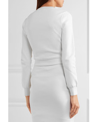 Pull en tricot blanc Thierry Mugler