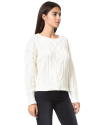Pull en tricot blanc 360 Sweater