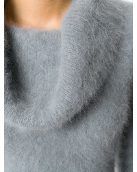 Pull en tricot gris Tom Ford