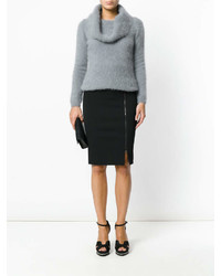 Pull en tricot gris Tom Ford